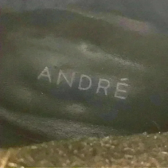 Andre Womens Charcoal Grey Suede Heeled Ankle Boots Fringe Tassel  Size 36/5.5 - Picture 9 of 12